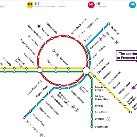 Cozy Near Metro Appartement Copenhague